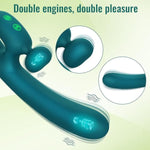 Rabbit Vibrator Sex Toys For Women - Adult Toys Clitoral Stimulator Realistic Dildo With10 Powerful Vibrations?Soft Silicone Bunny Clit Vagina Tits Massager For Women Couples Pleasure & Sexual