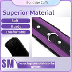 Bdsm Bondage Restraint Kits 12Pcs Sets Sex Toys Handcuffs Ankle Collar Cuffs Blindfold Feather Tickler Ball Gag Anal Plug Sm Games Adjustable For Women Men