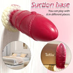 Silicone Anal Plug Thick Realistic Dildo With Suction Cup Base For Hands-Free Play Butt Plug Toy For Anus Dilation Prostate Stimulation Adult Sex Toy For Advanced Players Light Red 8.77 Inch