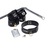 Stuck And Stuffed Stockade With Dildo, Grey (Ae970)