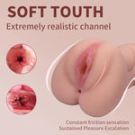 Male Masturbators For Oral Sex,3-In-1 Pocket Cat With 3D Realistic Tightening Anus And Real Mouth, Suitable For Men Fun Deep Throat Oral Sex Adult Sex Toy-Carnification