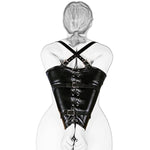Pu Leather Hand Restraints Bondage Armbinder Bdsm Adjustable Restraints Arm Handcuffs Bondage Bag Handcuffs Wrist Restraint Harness Fetish Sex Toy
