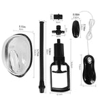 Powerful Clitoral Vagina Vacuum Pussy Pump, Vibrating Suction Pump With Handle Sucking Cup Kit Vibrator 12 Vibration Mode Adult Sex Toy For Women
