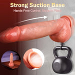 Thrusting Dildo Sex Toys Vibrator with Heating Vibrating, 8.6" Large Realistic Dildo G Spot Vibrator Super Realistic Telescopic Anal Dildo G-Spot Dildo Anal Toys Male Adult Toy for Women Men Couple
