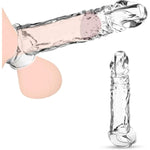 Penis Sleeve Penis Pump Male Sex Toy, Transparent Cock Sleeve Penis Enlarger Sex Toys For Men, Reusable Penis Extender With Penis Ring, Penis Extension Adult Sex Toys For Couples Women Pleasure
