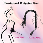 Pack Of 10 Sex Bondage Bdsm Kit Restraints - Bondage Sets Restraint Kits Handcuffs Ankle Cuffs Blindfold Gag Cross Strap Spank Padle Tickler Bondage Rope Nipple Clamp