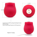 Sex Toys Rose Dildo Vibrator - Upgraded Adult Toys With 10 Sucking & Vibrating Modes For Women Clitoral Nipple, Rose Sucker Sex Toy Clitoral G Spot Vibrators For Woman Couples Adult Sex Games