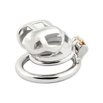 Large Short Male Chastity Device Stainless Steel Cock Cage Sex Toys For Men J14540 40Mm