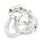 Male Chastity Device With Removable Catheter Hinged Ring Cock Cage Sm Exercise Sex Toys K1750 50Mm