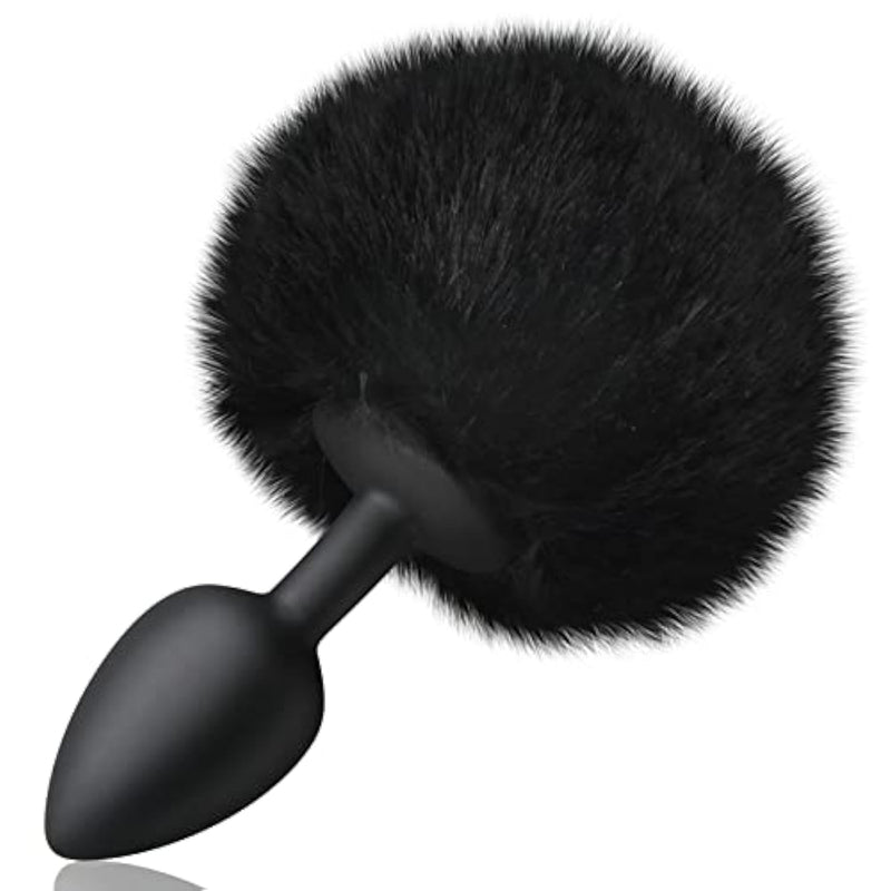 Silicone Anal Butt Plug With Anus Rabbit'S Tail Cosplay Sexy Adult Toy Anal Plug Anal Stimulator Butt Plug Anal Tail Sex Toys For Women Fun Sex Games Role Play Anal Training Adult Sex Toys (M)