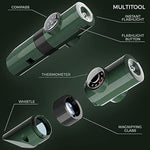 Nature Explorer Kit For Kids - Camping Gear & Accessories Play Toy Gift For Boys Outdoor Childrens Games. Birthday Gifts Toys 6 7 8 Year Old Boy. Binoculars Fan Magnifier Flashlights 5-In-1 Tool