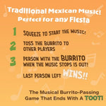 Bandito Burrito The Musical Passing Game For Kids 4+, Toss The Singing Plush In A Hot Potato-Style Game That Ends With A Toot