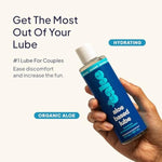 Hello Organic Aloe-Based Personal Lubricant - Hydrating, Hypoallergenic, Ph-Balanced, Non-Sticky, Condom Compatible, For Men, Women, & Couples, 8 Fl Oz