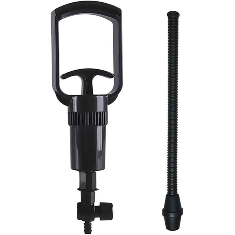 Penis Pump Stretcher Handle Negative Pressure Device Fittings, Connecting Tubing, Hand Pump Tie Rods With Air Valve Switch, Hand Extension Pump Fittings (1 Tie Rod + 1 Connecting Tube)