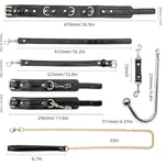 Sex Bondage Bdsm Anal Hook Bed Restraints Set, Restraints Kit Butt Plug With Leather Handcuffs Neck Collar Wrist Cuffs Anal Ball, Sex Game Play Fetish Slave Unisex Sm Sex Toys For Adult Couple