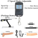 Sex Machine Thrusting Dildo Machine For Men Women And Couple, Adult Toys Sex Toy Fuck Machine Device With 4 Attachments, Remote Control & Quiet Sex Machine Gun