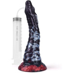 Squirting Dragon Dildo With Cumtube, Ejaculating Zoe Mythical Being Fantasy Pleasure Toy, 8.5'' Insertable Silicone Stimulating Dong With Strong Suction