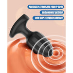 Vibrating Prostate Massager Butt Plug With App Control, Waterproof Personal P Spot Anal Vibrator Hands Free Play, Rechargeable Anal Toy With 9 Vibrations For Beginners