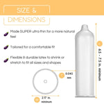 Royal Tailored Fit Ultra Thin Vegan Condoms 10 Pack & Intimate Cleansing Feminine Wipes for Personal Cleansing & Odor Removal 40 Count Bundle