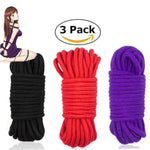 Bondage Restraints Sex Rope Bdsm Kit For Women Sex Toys, 3Pack Bdsm Bondage Rope Adult Sex Toys, Cotton Sex Rope Bdsm Toys Sex Kit Bondage Gear & Accessories, Sex Restraints Adult Toys For Women Men