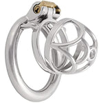 Male'S Stainless Steel Chastity Device Cage Trainer Kit For Men Chasity Guard J0750 50Mm