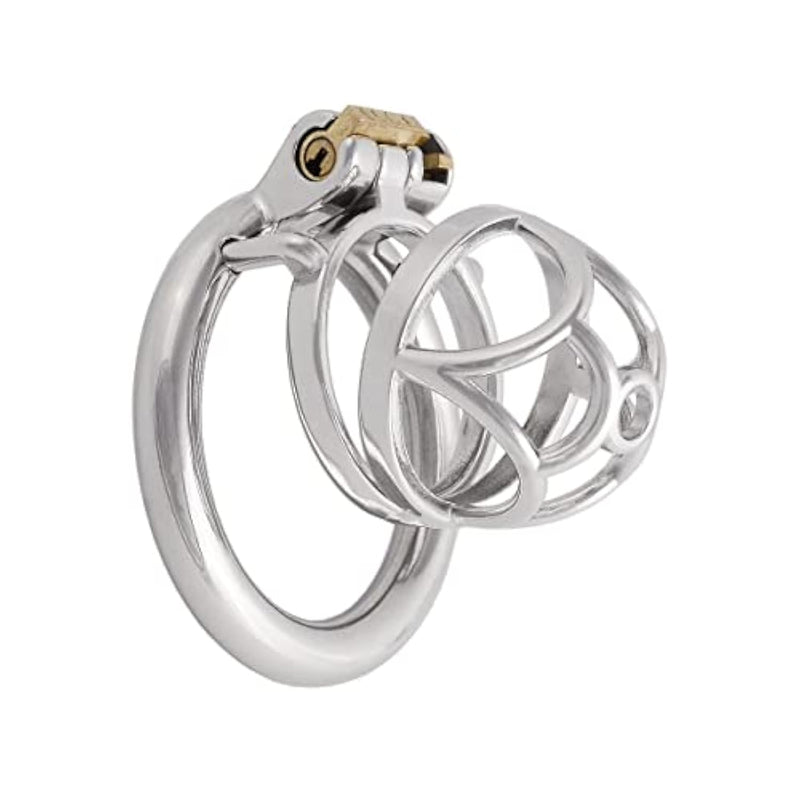Male'S Stainless Steel Chastity Device Cage Trainer Kit For Men Chasity Guard J0745 45Mm