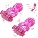 Male Vibrating Cock Rings, Silicone Penis Ring For Couples Pleasure, Men Ejaculation Delay Erection Enhance Adult Erotic Sex Toys, 2 Packs