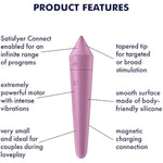 Ultra Power Bullet 8 Connect App Vibrator Sex Toy | Adult Toys For Women | Best Mini Clitoral Vibrator | Vibrating Sexual Pleasure Device | Stimulation Vibrators (Lilac)