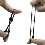 Male Penis Ring 3 Pcs Cock Rings Kits Delay Rings With Massager Bumps For Longer Harder Stronger Erections Testicle Stretcher Tpe Adult Sex Toys (Black)