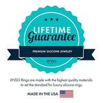 Star Wars Silicone Ring - I Know You - Comfortable And Flexible Design - Aurebesh - Black Pearl - Size 6