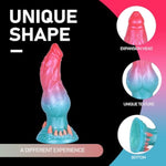 Realistic Dog Knot Silicone Dildo, Female Vaginal G-Spot And Anal Play Adult Sex Toys, Unique Design Monster Dildo