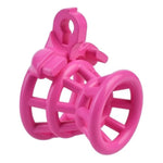 Men'S Inverted Negative Chastity Cage Fish Trap Shape Chastity Devices With 4 Cock Rings,Sissy Chastity Cage Penis Locked Cock Cage Bdsm Cage Sex Toy.
