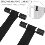 Door Sex Swing Straps Hanging Wrist Cuffs Adjustable Bondage Restraints BDSM Kit with Plush Leather Couple Handcuffs Bondage Gear Accessories for Kinky Couples (Black)