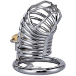 Metal Chastity Cage, Chastity Device With Lock And Key, Dominatrix Toys, Ideal For Denial And Cbt Play. Stainless Steel Chastity Cage. Sex Toys, Bondage Kit