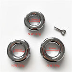 Heavy Stainless Steel Male Penis Ring Metal Smooth Bondage Rooster Ring With Key(33Mm)