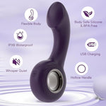 G Spot Vibrator for Deep Penetration and Clitoral Anal Stimulation - Ergonomic Curved Design with 12 Powerful Modes
