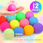 12 Pack Slow Rising Stress Ball,Stress Balls For Kids Adults,Stretchy Fidget Toys For Stress Relief,Hand Therapy Sensory Squishy Ball, Squishy Toys For Kids, Classroom Prize Box Party Favors