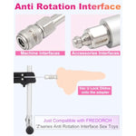 Realistic Female Sex Machine With Remote Control Anti Rotation Connectors System Easy To Use For Attachments, Adjustable Stretch Pumping Gun With Lifelike Dildo (Remote 2 Attachments)