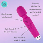 Vibrator | Sexual Stimulation | Clitoral Stimulator | 20+ Vibration Patters | Quiet And Discreet