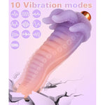 Tentacle Vibrator For Men Women - Mini Monster Vibrator With 10 Vibration Modes Body-Safe Flexible Silicone Bullet Clitoral Vibrators Stimulator G-Spot Dildos Adult Sex Toys For Male Female Couple