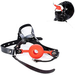 2in/5cm Silicone Macroporous Ball Mouth Plug Bondage Gags Muzzles. Personal Restraints Sex Toy para Kinky Tease Orgasm Sexual Restraints for Women Female Men Male Unisex (Red)