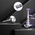 Stainless Steel Hollow Urethral Sounds Penis Plug Stimulate Urethral Dilator Urethral Sounding Rod For Men Masturbation Urethral Sounds Plug Training (L)