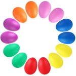 14 Pcs Plastic Egg Shakers Percussion Musical Egg Maracas Easter Egg Kids Toys (7 Colors)