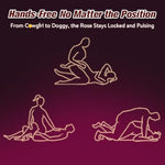 Couples Rose App Remote Control Wearable Vibrator, Couple Women Adult Sex Toys Games For Men, Hands Free Panty Clitoris Vibrator Vibrating Cock Ring, Bdsm Female Sex Toy Clitoral Stimulator