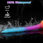 Long Tentacle Dildo Fantasy Sex Toys, 13.6" Luminous Monster Alien Anal Dildo With Strong Suction Cup, Slim Thin Dildos Anal Butt Prostate Toy, Beginner Anal Snake Trainer For Women Men Couple