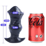 Realistic Horse Anal Plug - Huge Butt Plug Prostate Massager G-Spot Stimulator for Men and Women Silicone Fantasy Dildo with Knots Monster Animal Dildo Sex Toys (L - 6.3")