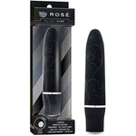 Rose Bliss Vibe - 10 Vibrating Functions Battery Powered Stimulator - 4 Inch Discreet Compact Pocket Vibrator - Adult Toy - Ipx7 Submersible Waterproof For Women Couples - Black
