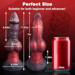 Monster Dildo Dog Knot Dildo, Realistic Dragon Fantasy Dildos Knotted With Strong Suction Cup, Alien Animal Silicone Large Anal Dildos For G Spot Prostate, Adult Sex Toy For Women Men Gay