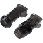 Penis Extender Reusable Set,Silicone Cock Sleeve Extension For Mens,2 Pcs Chastity Ring Adult Sex Toys Male Sm Bondage Kit (Style-2)