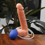 8.66In Realistic Squirting Ejaculating Dildo Penis Sex Toys Anal Dildo Huge Thick Realistic Dildo Suction Cup (General Sets)